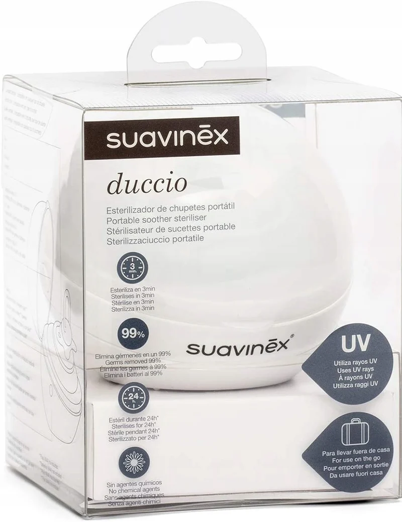 SUAVINEX Duccio STERYLIZATOR smoczków UV 9 cm