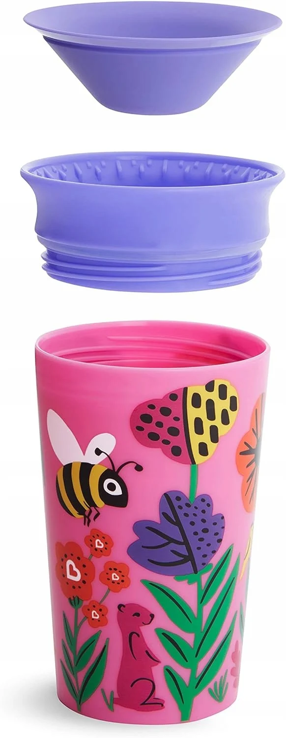MUNCHKIN WildLove KUBEK NIEKAPEK ustnik 360° PSZCZOŁA 1 sztuka