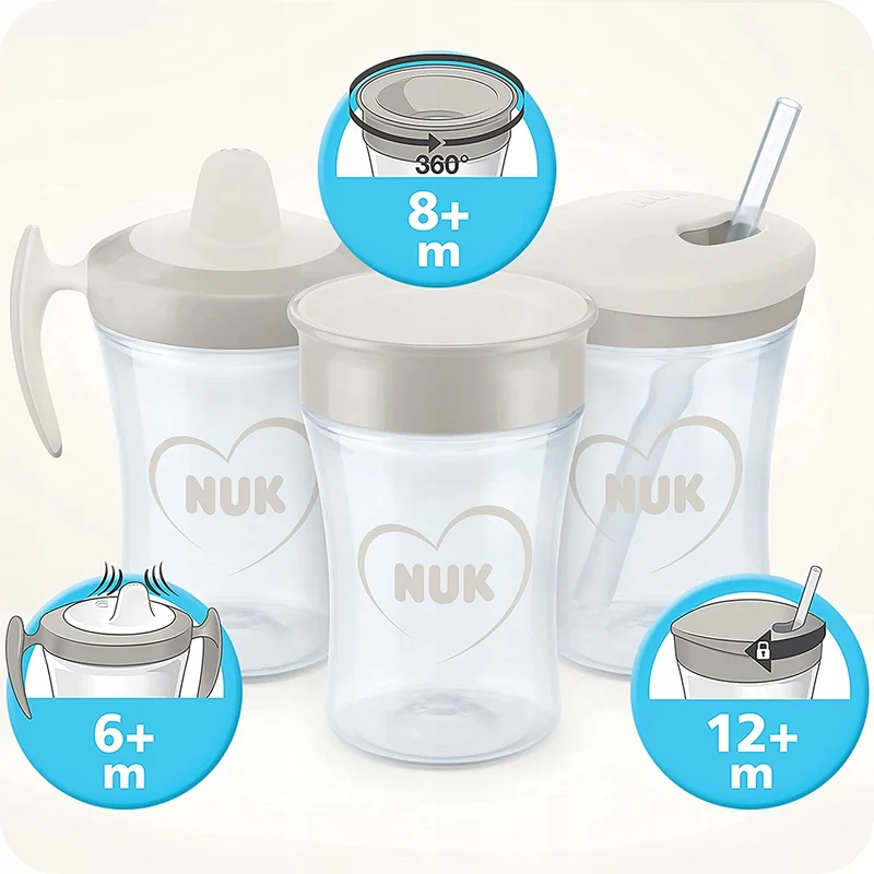 NUK Magic Cup KUBEK NIEKAPEK ustnik 360