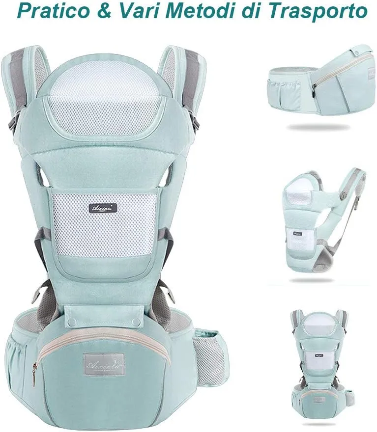 NOSIDEŁKO ergonomiczne z pasem biodrowym 11w1