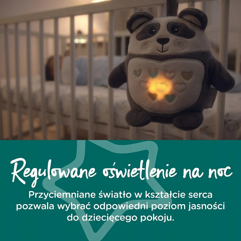 TOMMEE TIPPEE Pip the Panda PRZYTULANKA lampka dźw