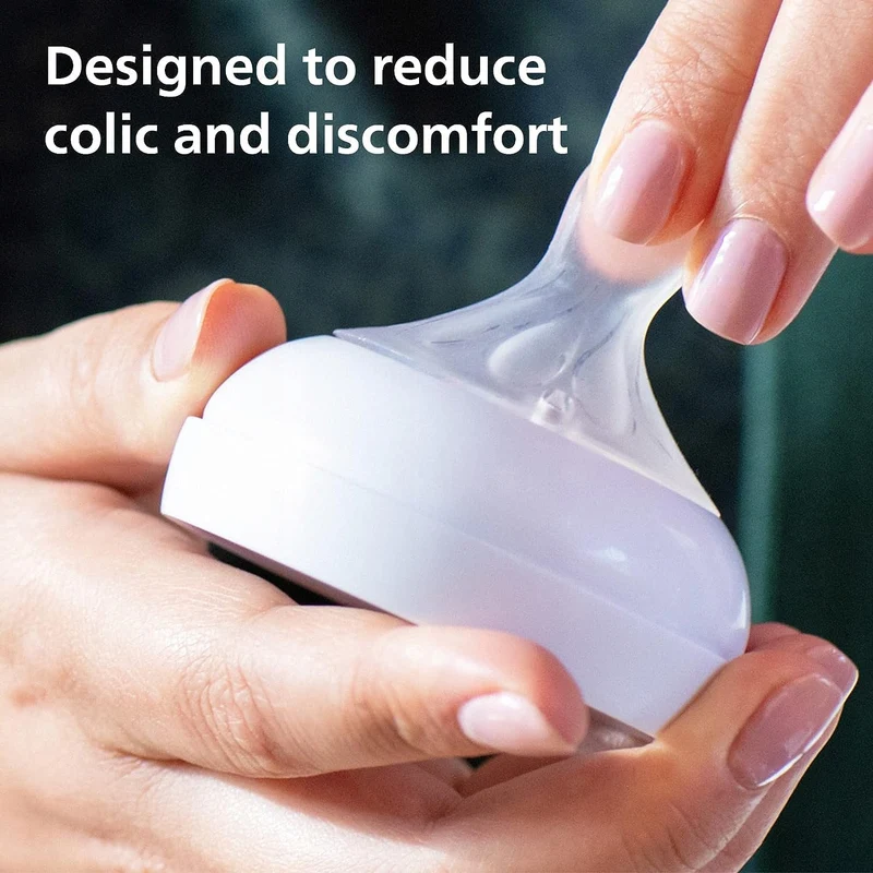 PHILIPS AVENT Natural smoczki do butelek 0msc+ x2