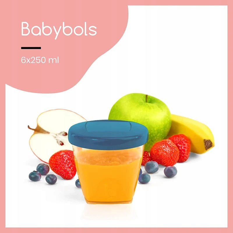BABYMOOV Babybols pojemniki 6 x 250 ml
