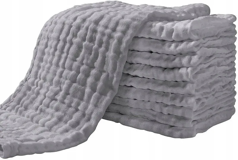 YOOFOSS pieluchy muślinowe 25cm x 49cm x10szt