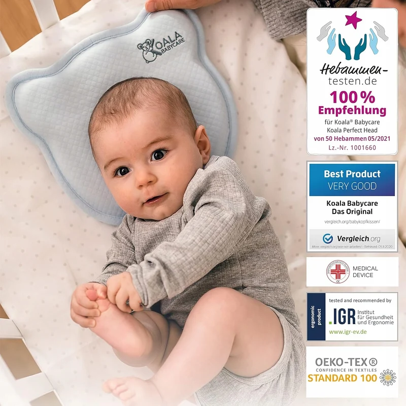 KOALA BABYCARE poduszka niemowlęca 0+ poszewka
