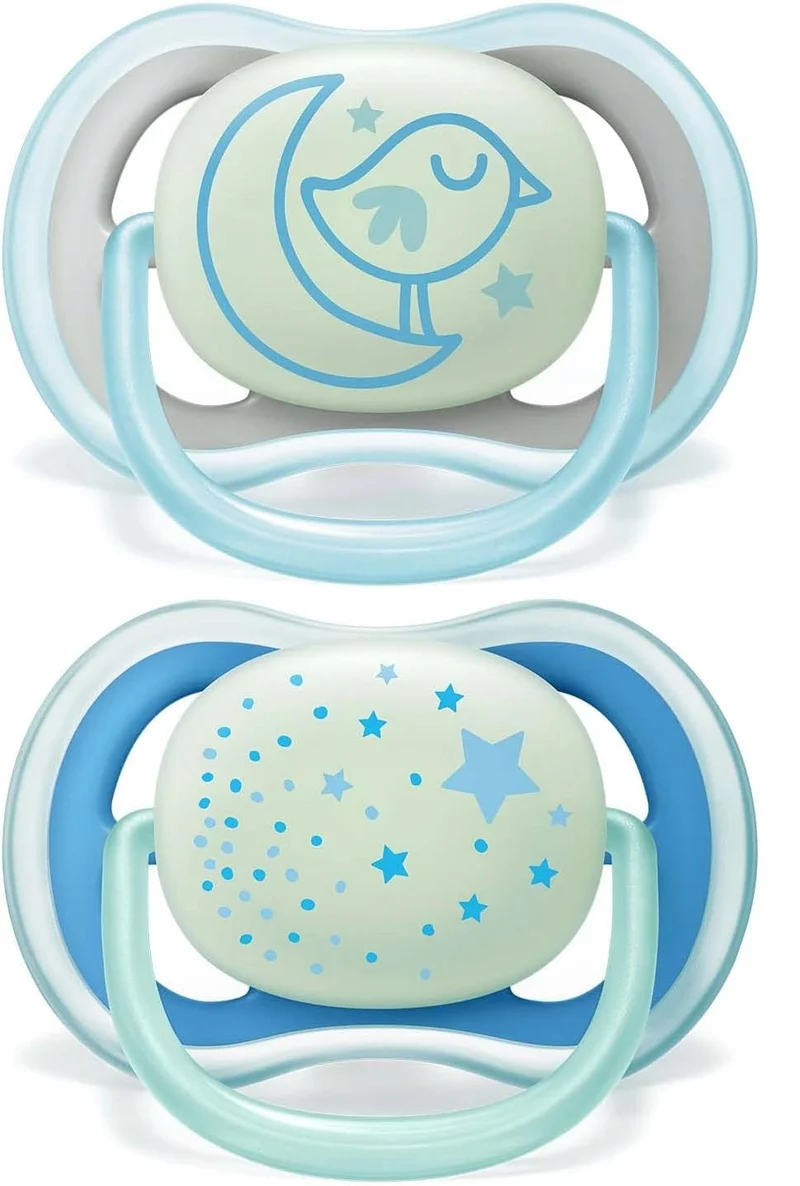 PHILIPS AVENT Ultra Air Night smoczki x 2 6-18msc świecą