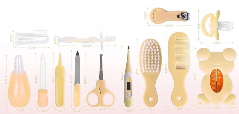 BABY CARE KIT zestaw do pielęgnacji dziecka 13 elementów