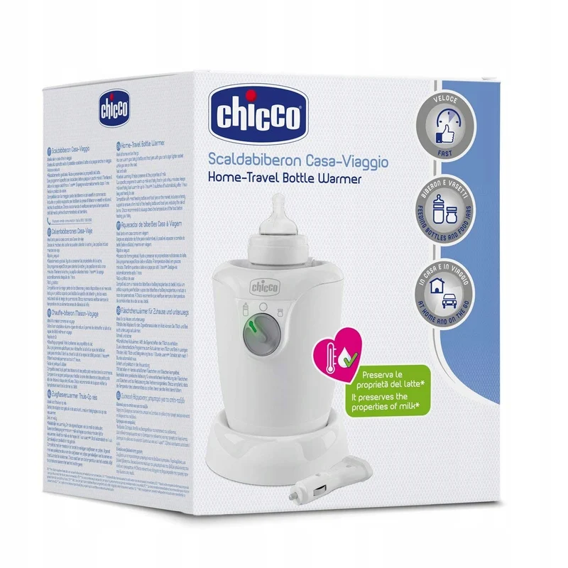 CHICCO Home Travel PODRÓŻNY PODGRZEWACZ DO BUTEL U