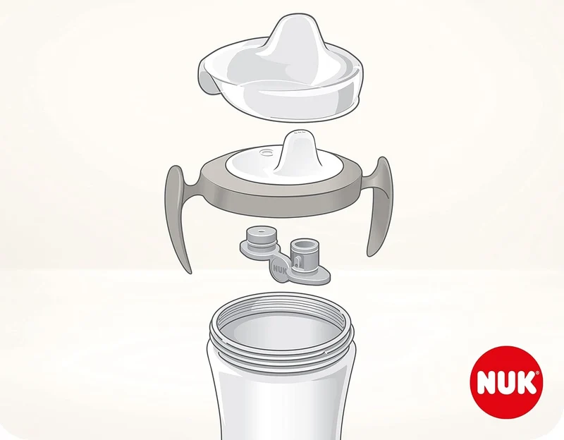 NUK Trainer Cup KUBEK NIEKAPEK żółwie 6 m+ 230 ml