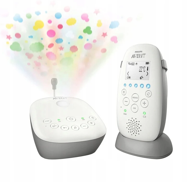 PHILIPS AVENT SCD733/26 niania elektroniczna + projektor