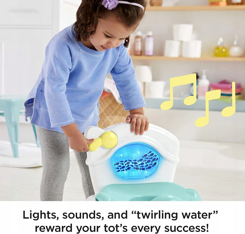 FISHER PRICE nocnik z rybkami ŚWIATŁO DŹWIĘK