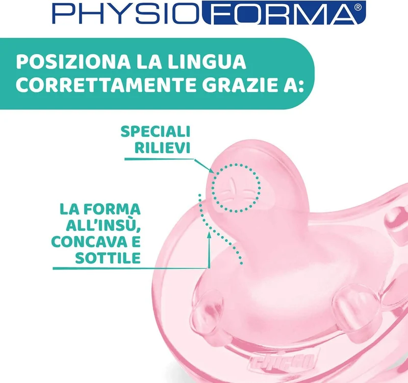 CHICCO PhysioForma smoczek x4 16-36m