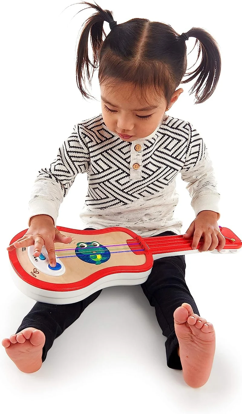 HAPE Baby Einstein ukulele 43 cm drewno, plastik