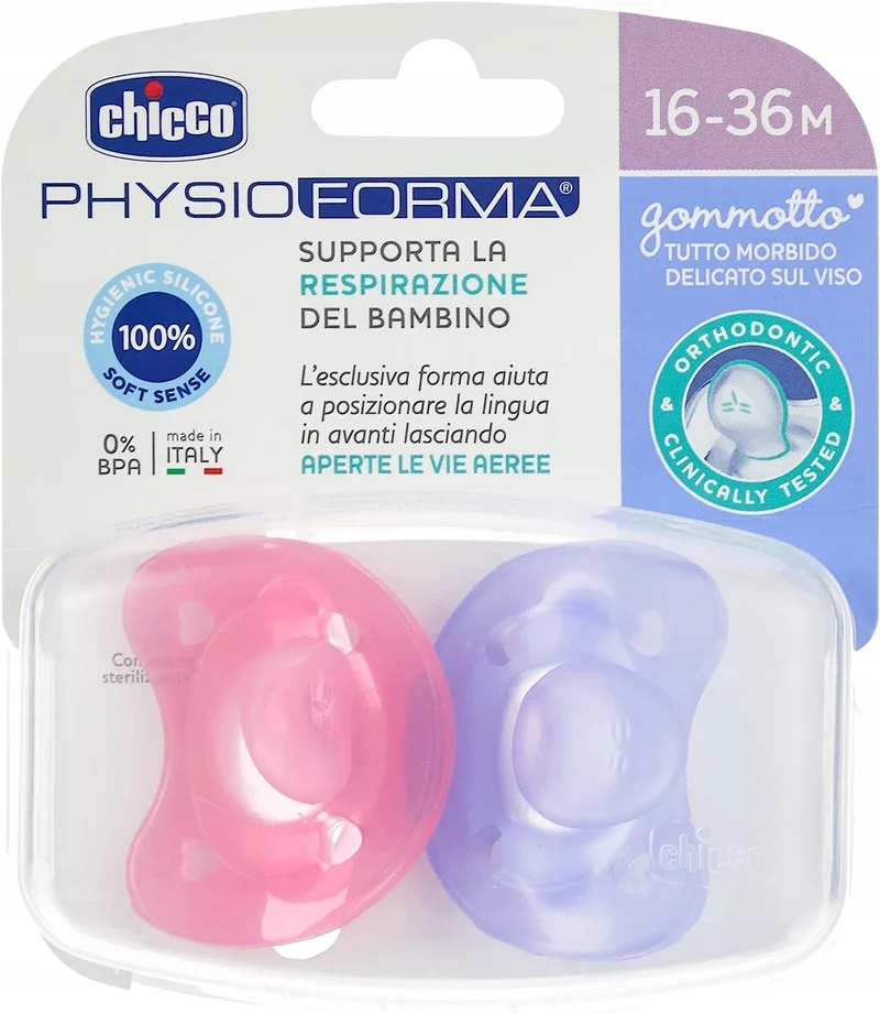 CHICCO PhysioForma smoczek x2 16-36m