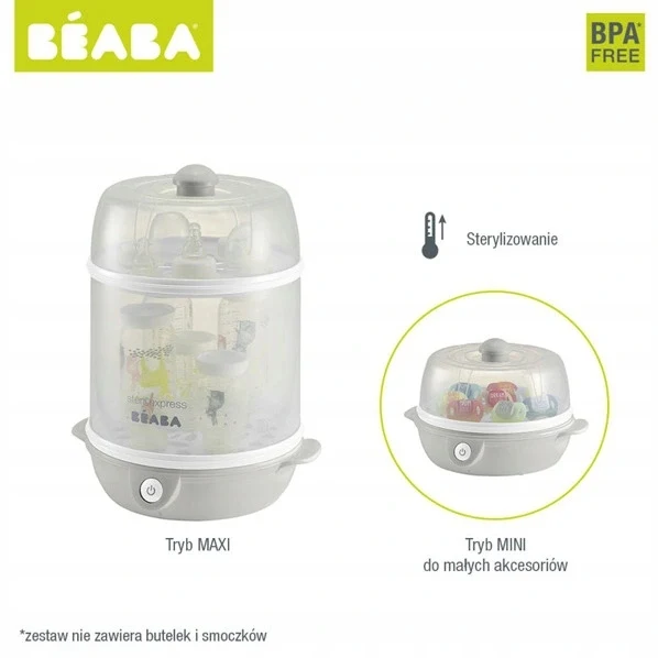 BEABA Steril'Express 2w1 STERYLIZATOR PAROWY