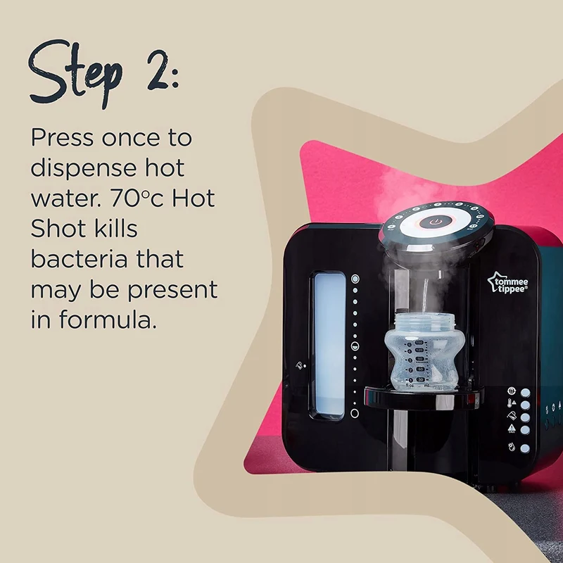 TOMMEE TIPPEE Perfect Prep EKSPRES DO MLEKA 2 min