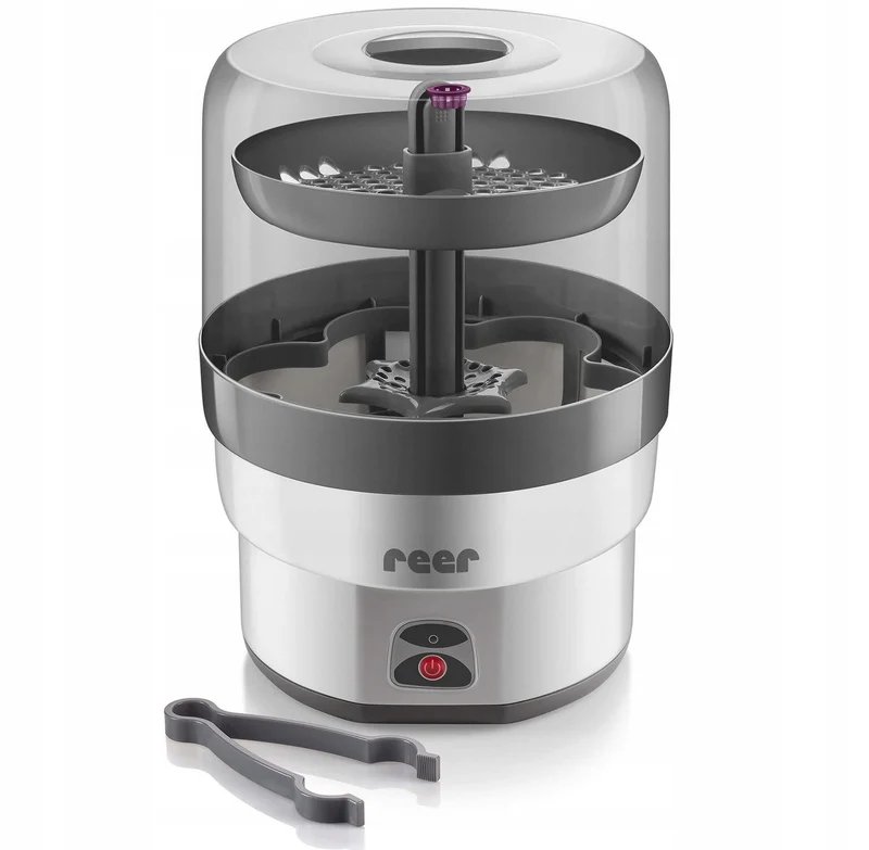 REER VapoMax STERYLIZATOR PAROWY na 6 butelek + szczypce