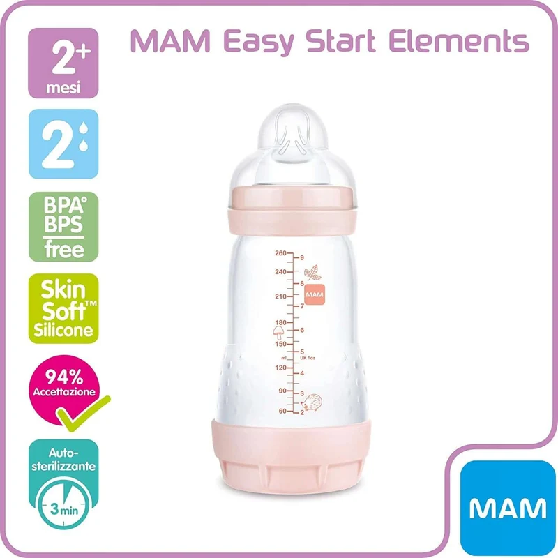 MAM Easy Start butelka antykolkowa 260ml 2m+
