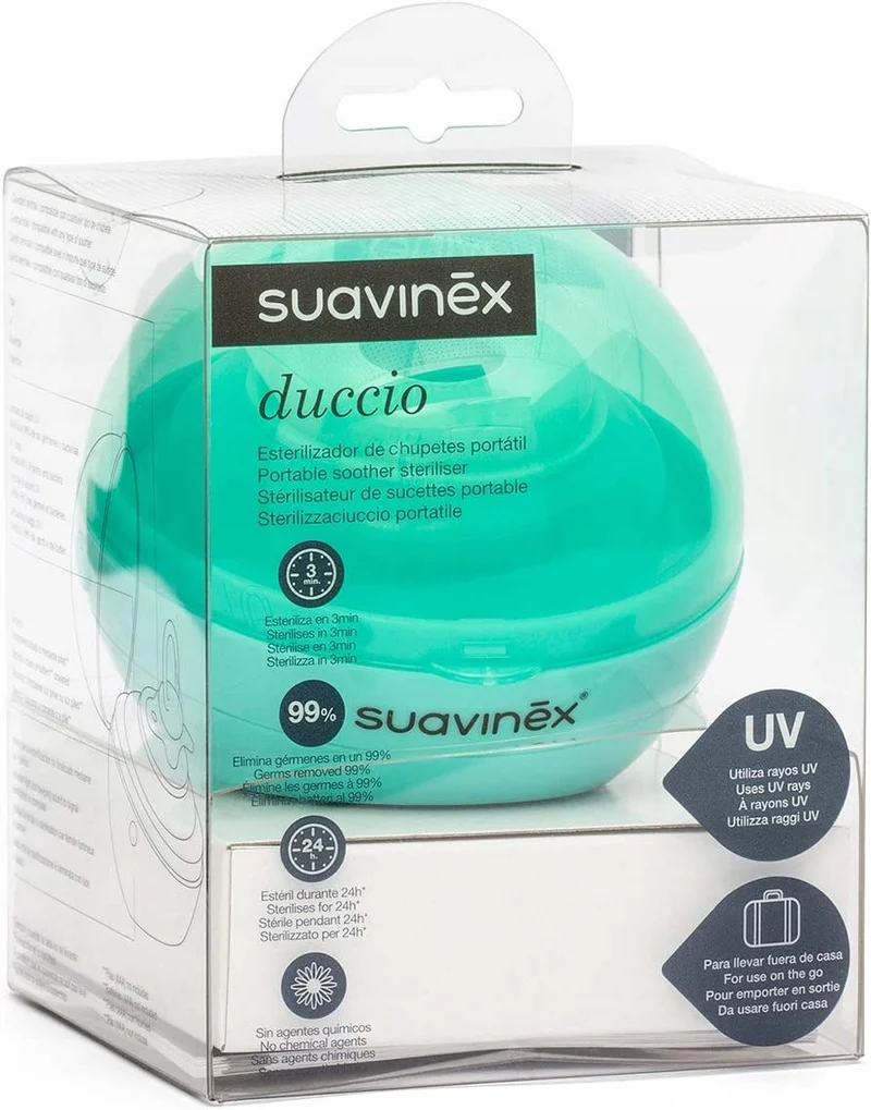 SUAVINEX Duccio STERYLIZATOR smoczków UV 9 cm