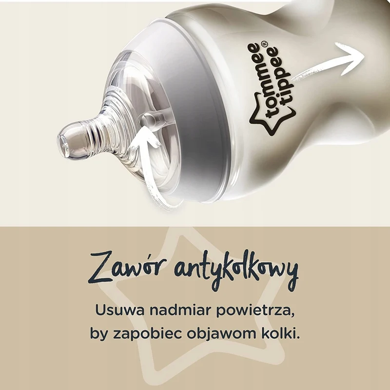 TOMMEE TIPPEE zestaw startowy butelki, smoczki 9el