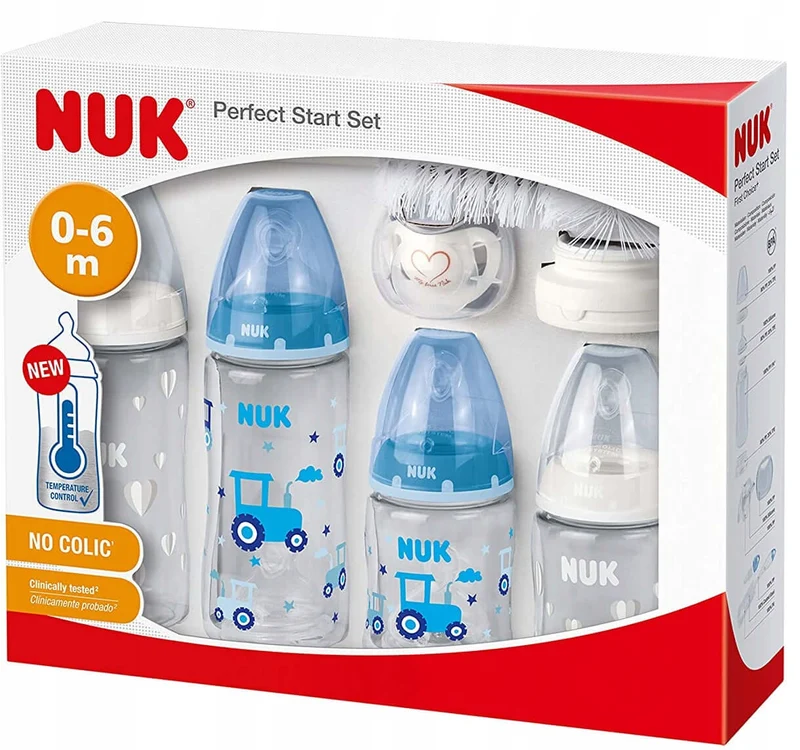 NUK zestaw startowy Perfect Start anti-colic KONTROLA TEMPERATURY