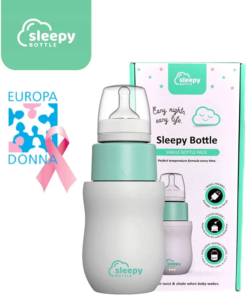 SLEEPY BOTTLE zestaw startowy podgrzewacz z butelk