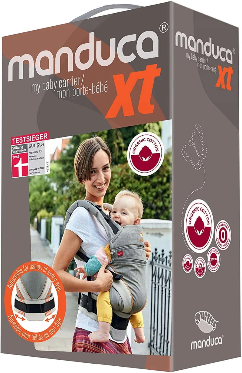 MANDUCA XT nosidełko klamrowe z bawełny organic
