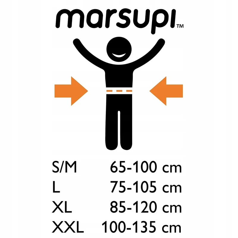MARSUPI 2.0 nosidełko ergonomiczne XL 3,5 - 15 kg