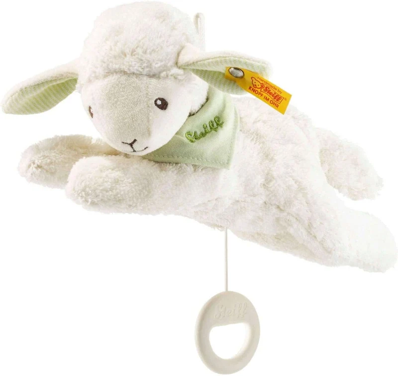 STEIFF przytulanka z pozytywką "Czy wiesz ile jest gwiazd" OWCA LENNY 24 cm
