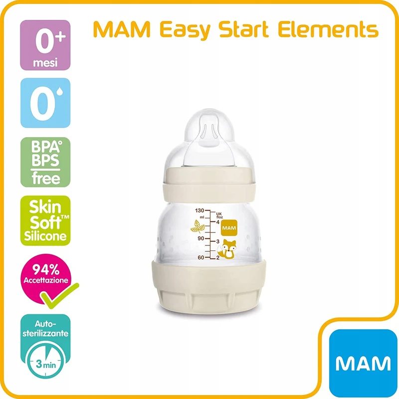 MAM Easy Start butelka antykolkowa 130ml 0+