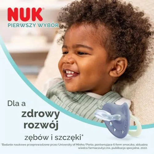 NUK First Choice Classic smoczek uspokajający 18-36m x2