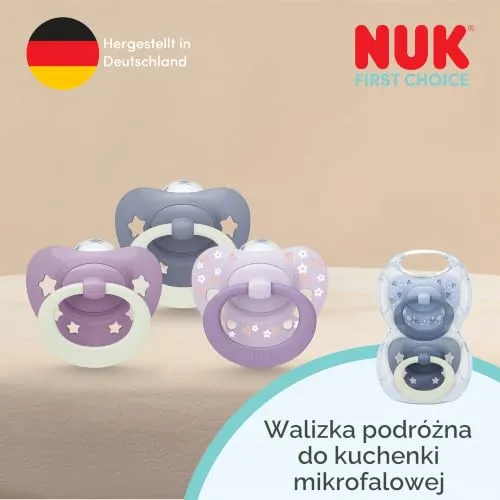 NUK First Choice Classic smoczek uspokajający 18-36m x2