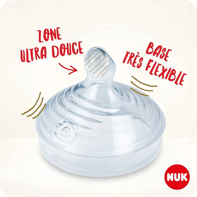 NUK Nature Sense zestaw butelek 260,150ml +smoczek