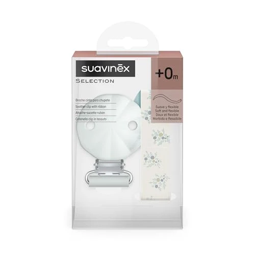 Suavinex zawieszka materiałowa do smoczka Poetry