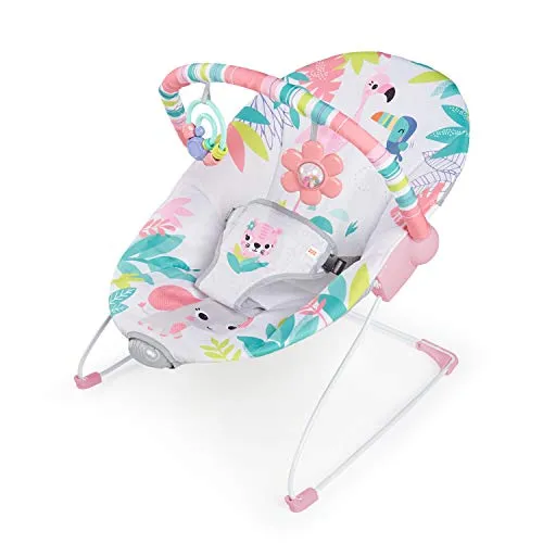 BRIGHT STARTS Flamingo Vibes leżaczek z wibracjami