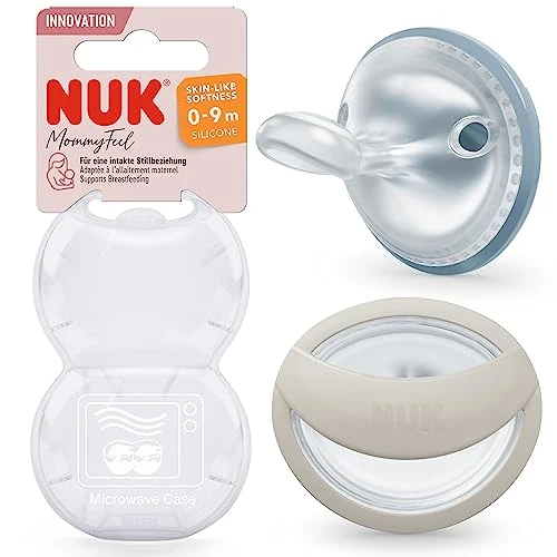 NUK MommyFeel smoczki uspokajające 0-9 mies. 2 szt.