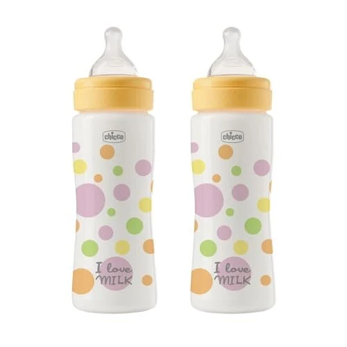 CHICCO Perfect Easy butelki 330 ml szybki przepływ 2 szt.