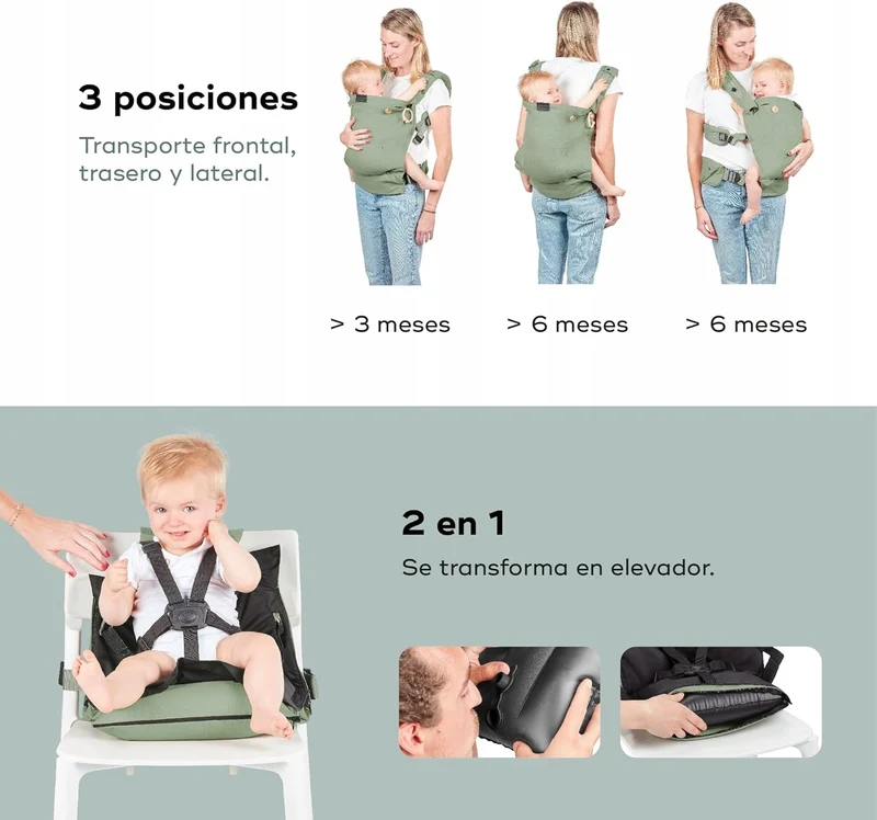 BABYMOOV MOOV&BOOST nosidełko ergonomiczne podwyższenie 2w1
