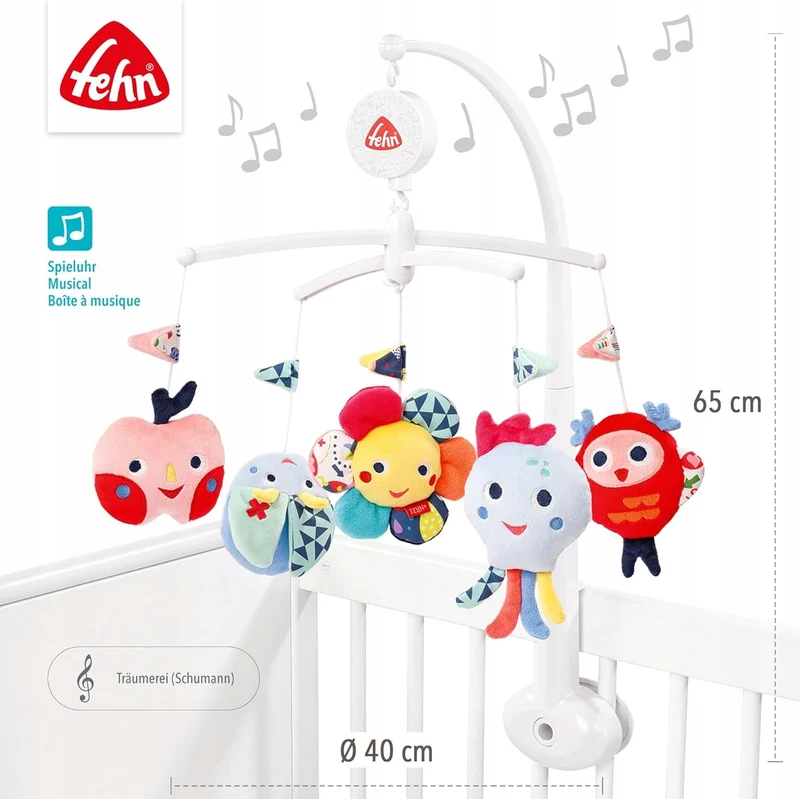 FEHN Color Friends KARUZELA do łóżeczka