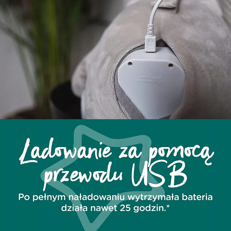 TOMMEE TIPPEE Sowa Ollie PRZYTULANKA lampka dźwięk