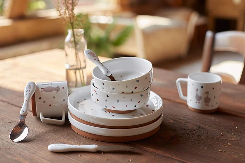 LASSIG Tiny Farmer zestaw naczyń porcelanowych