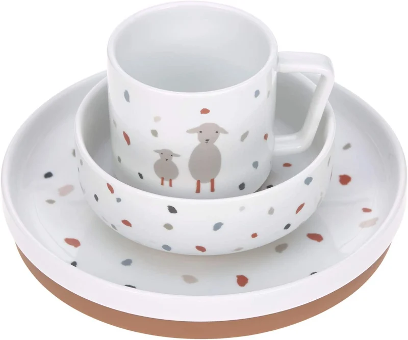 LASSIG Tiny Farmer zestaw naczyń porcelanowych