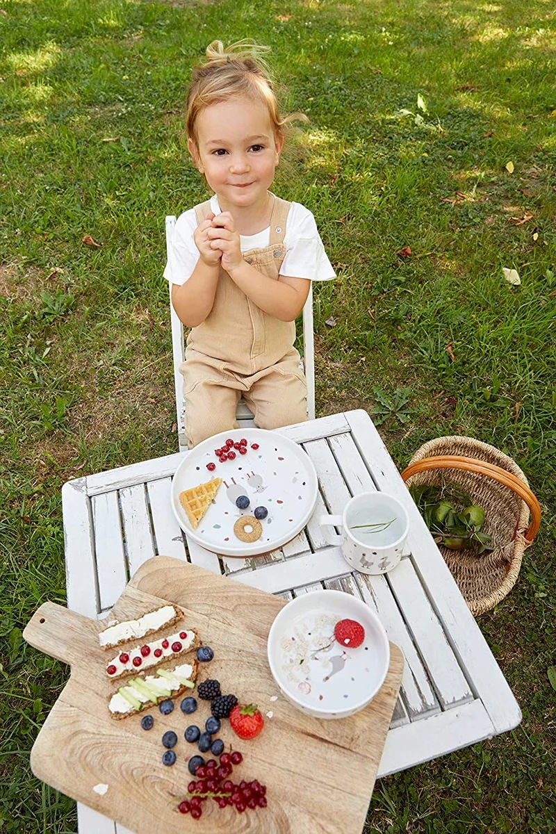 LASSIG Tiny Farmer zestaw naczyń porcelanowych