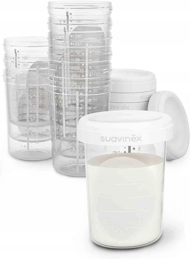 SUAVINEX pojemniki do przechowywania 10 x 200ml