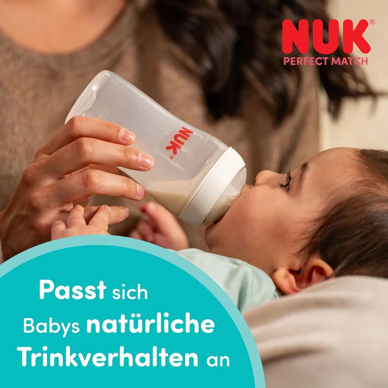 NUK Perfect Match butelki antykolkowe 260 ml 3m+ x4