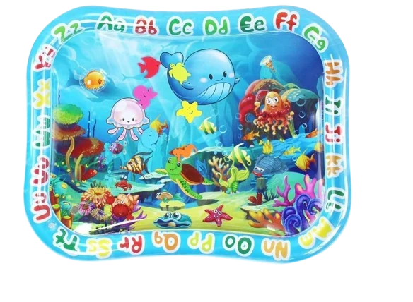 GARNHLOB mata wodna do zabawy na brzuszku 75 x 95 cm STWORZENIA MORSKIE
