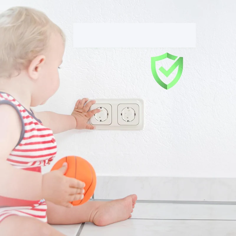 BIGtec zabezpieczenie przed dziećmi do gniazd elektrycznych 10 sztuk