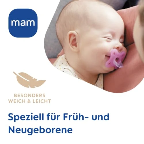 MAM Comfort smoczek uspokajający dla noworodków 0-3m x2