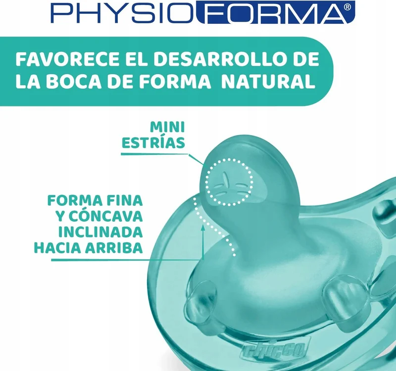 CHICCO PhysioForma smoczek x4 16-36m
