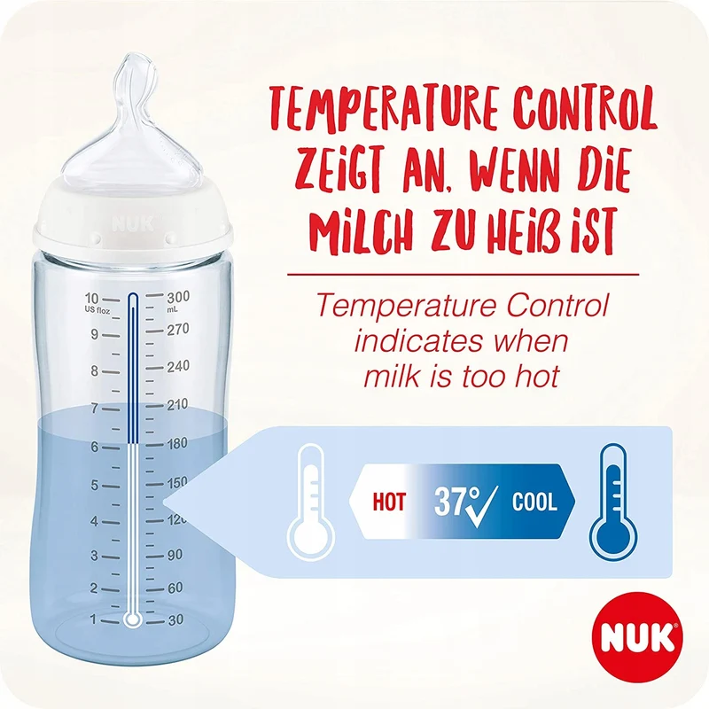 NUK Disney zestaw butelki koszyk KONTROLA TEMP